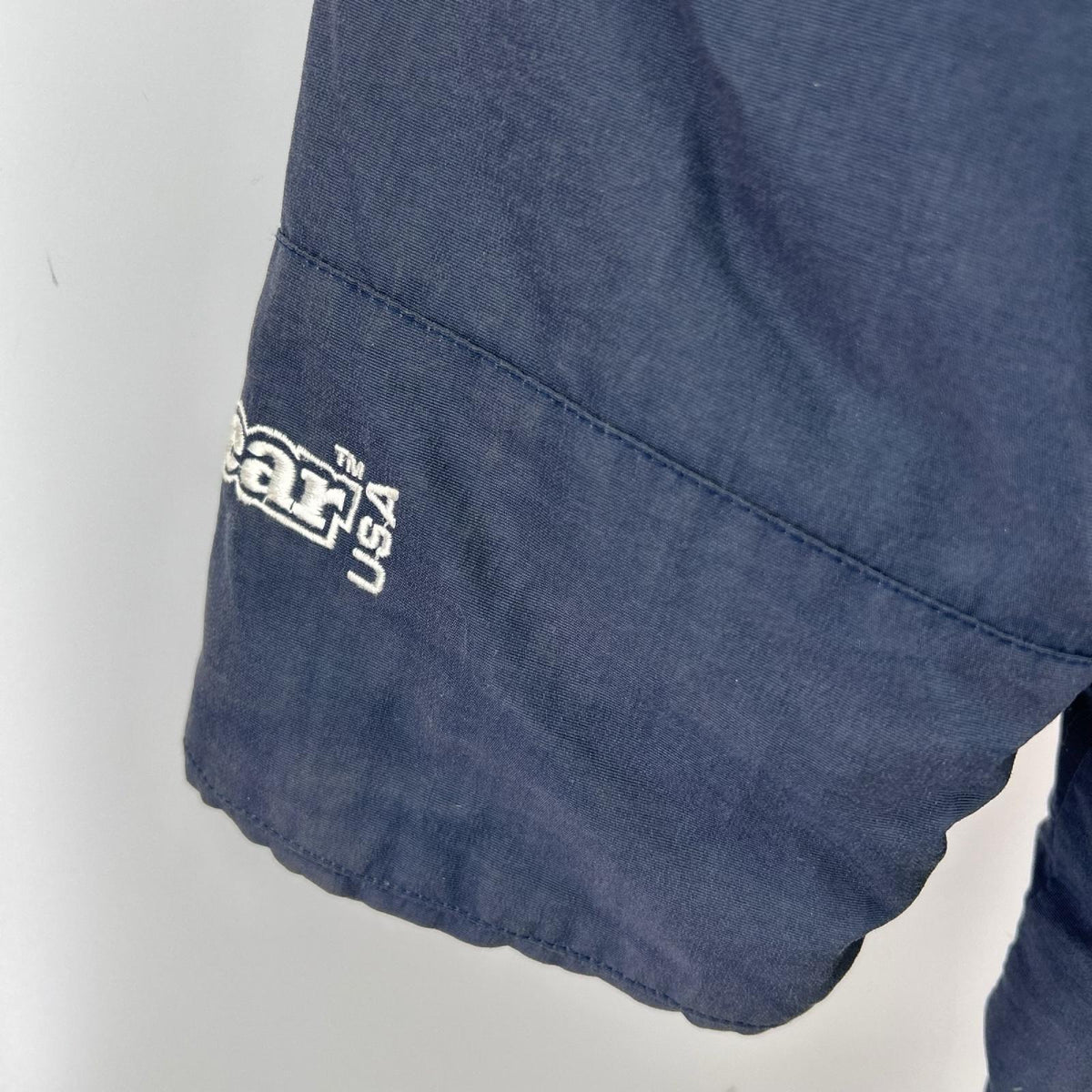 ジャケット 90s Bear ファー付 紺 (S) S ネイビー