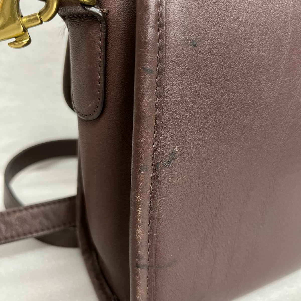 OLD COACH/ターンロック/レザーショルダーバッグ/09870/中国製
