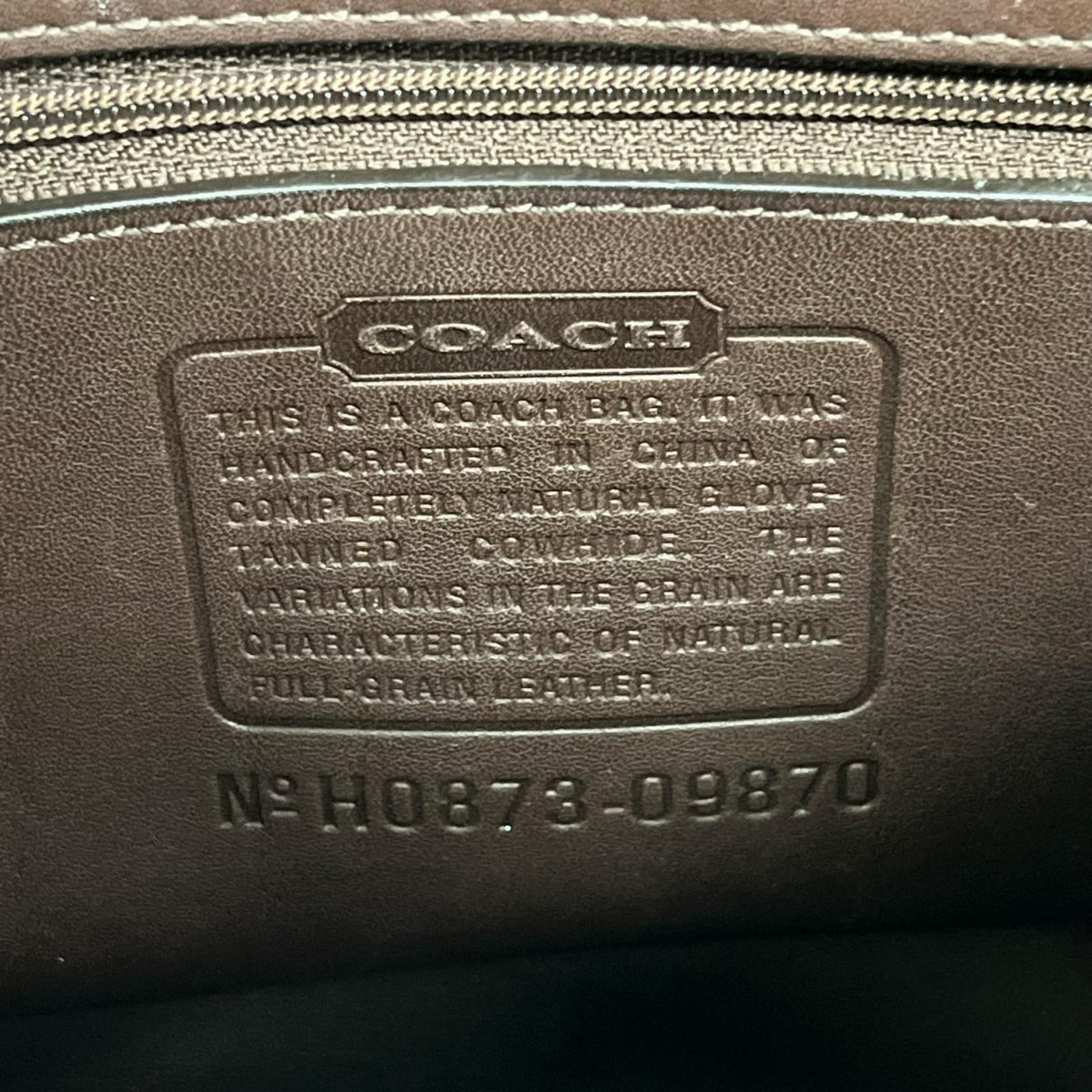 OLD COACH/ターンロック/レザーショルダーバッグ/09870/中国製