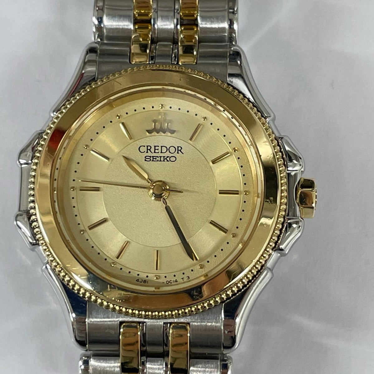 SEIKO/クレドール/パシフィーク 18KTx SS 4J81-0B20 腕時計