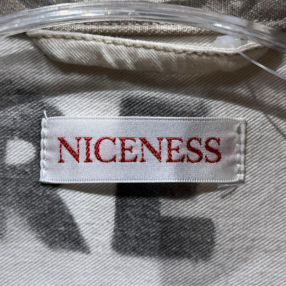ジャケット NICENESS 26SS H.ROLLO ハンドステンシル ユーティリティジャケット