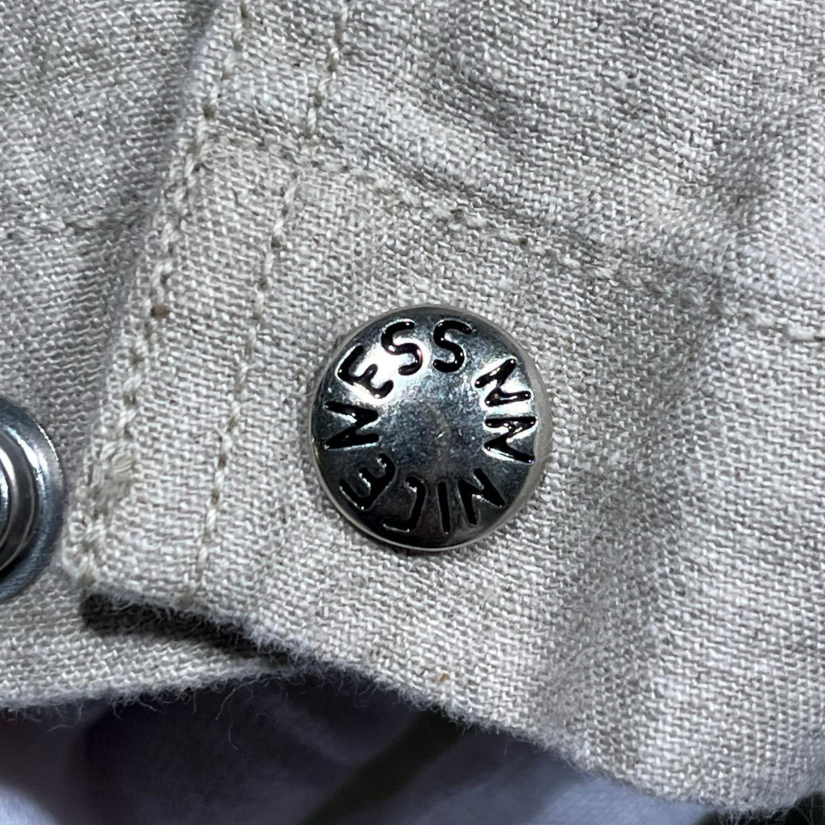 ジャケット NICENESS 26SS H.ROLLO ハンドステンシル ユーティリティジャケット