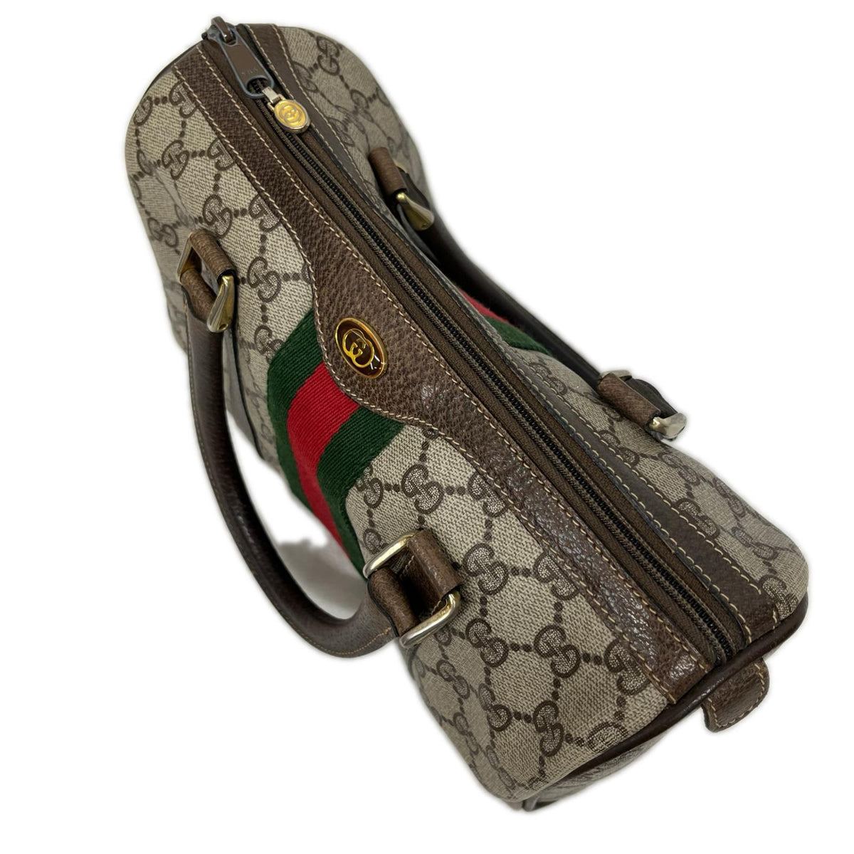 OLD GUCCI/GGシマ/シェリーライン/ミニボストンバッグ/69・02・006