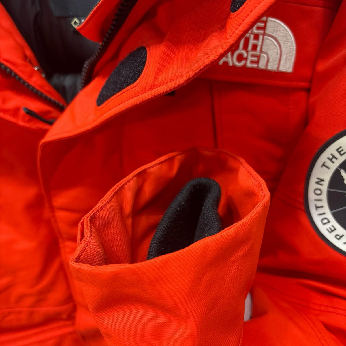 ダウンジャケット ANTARCTICA PARKA 赤 (L) L オレンジ