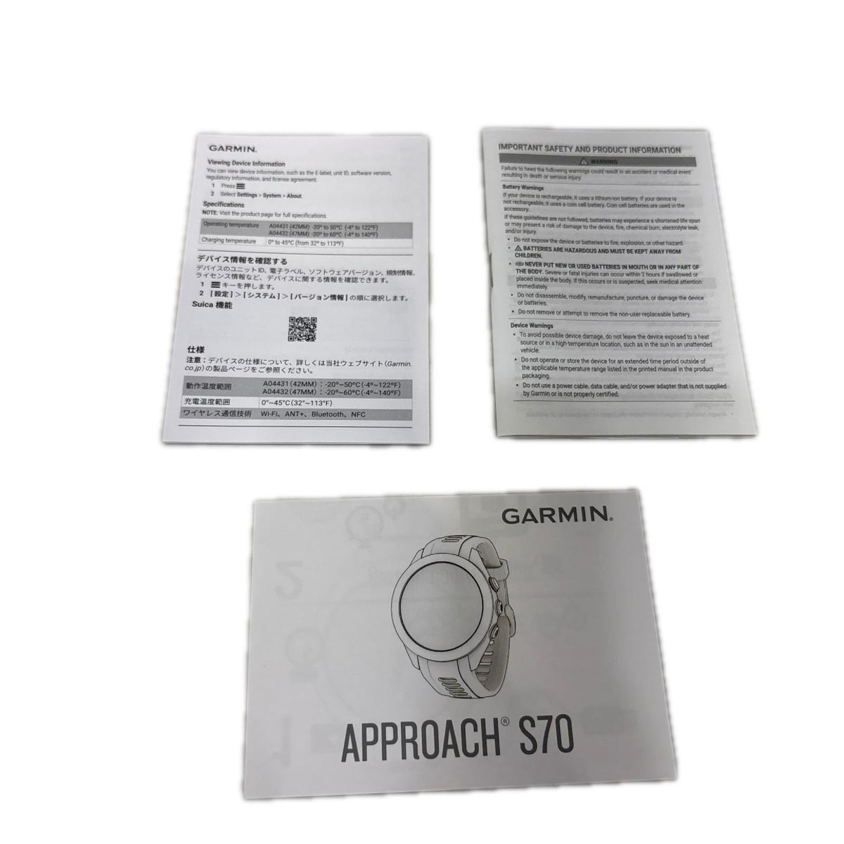 GARMIN APPROACH S70/47mm S70 アクセサリー