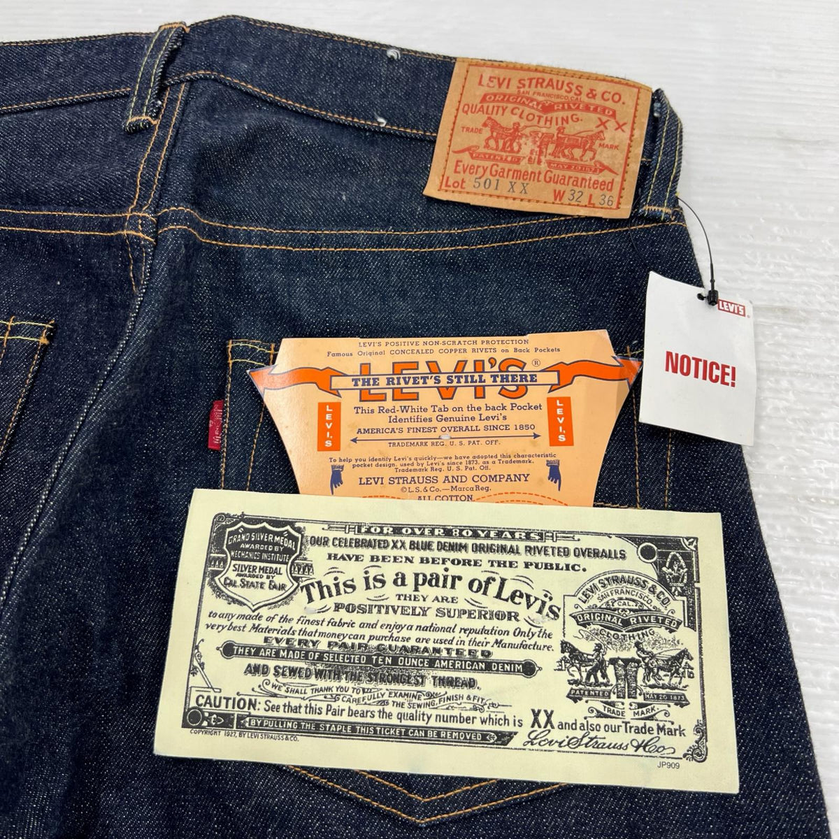 デニムパンツ 501XX 1955年モデル バナーセット 3500本限定 (32)