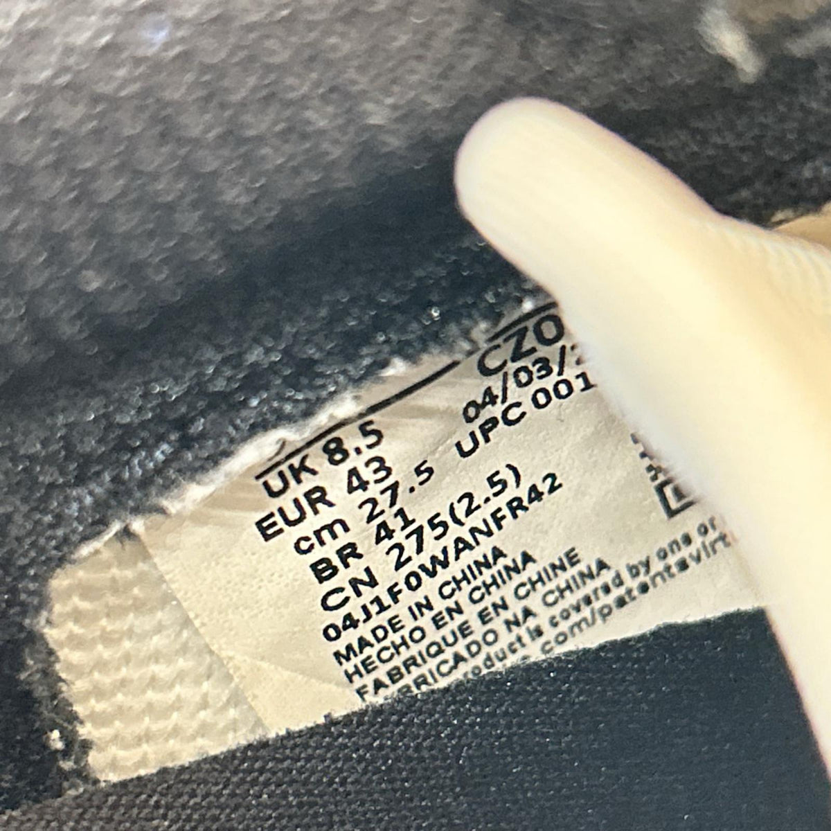 スニーカー Air Jordan 1 Retro Low OG Mocha 27.5cm (US9 1/2 UK9 EU45) ブラック