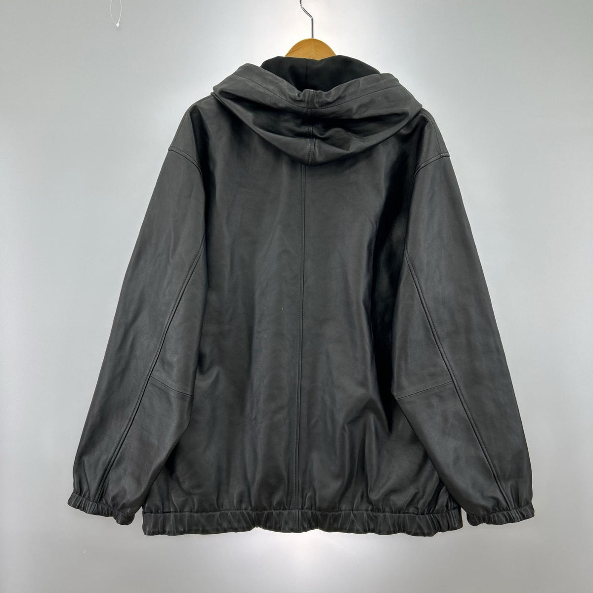 レザージャケット L2402 Leather Hooded Jakcet(SP) ブラック