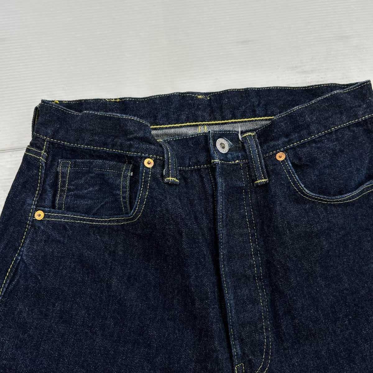 パンツ TCB JEANS 大戦モデル デニムパンツ 33 ネイビー