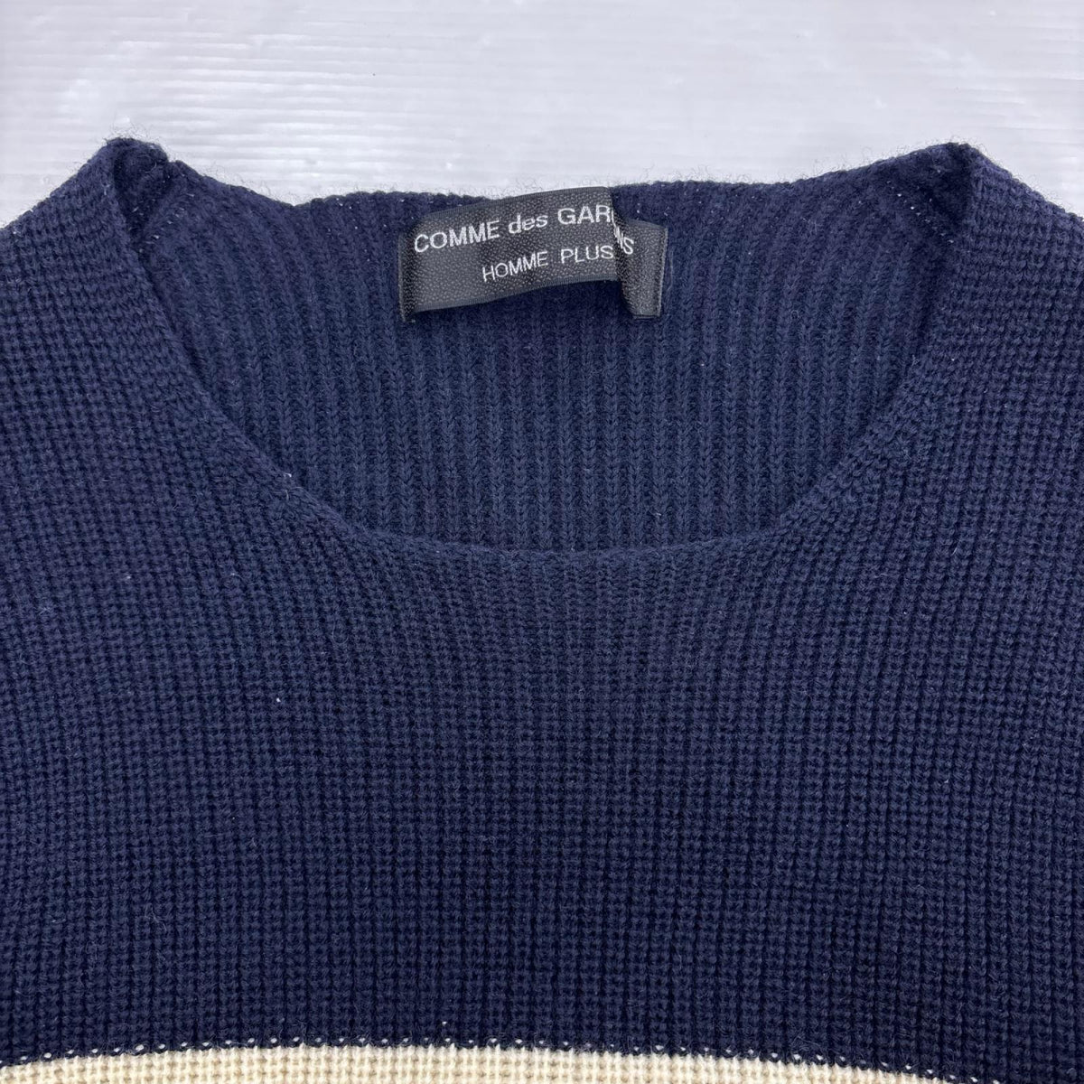 ニット HOMME PLUS 1996 ボーダーセーター