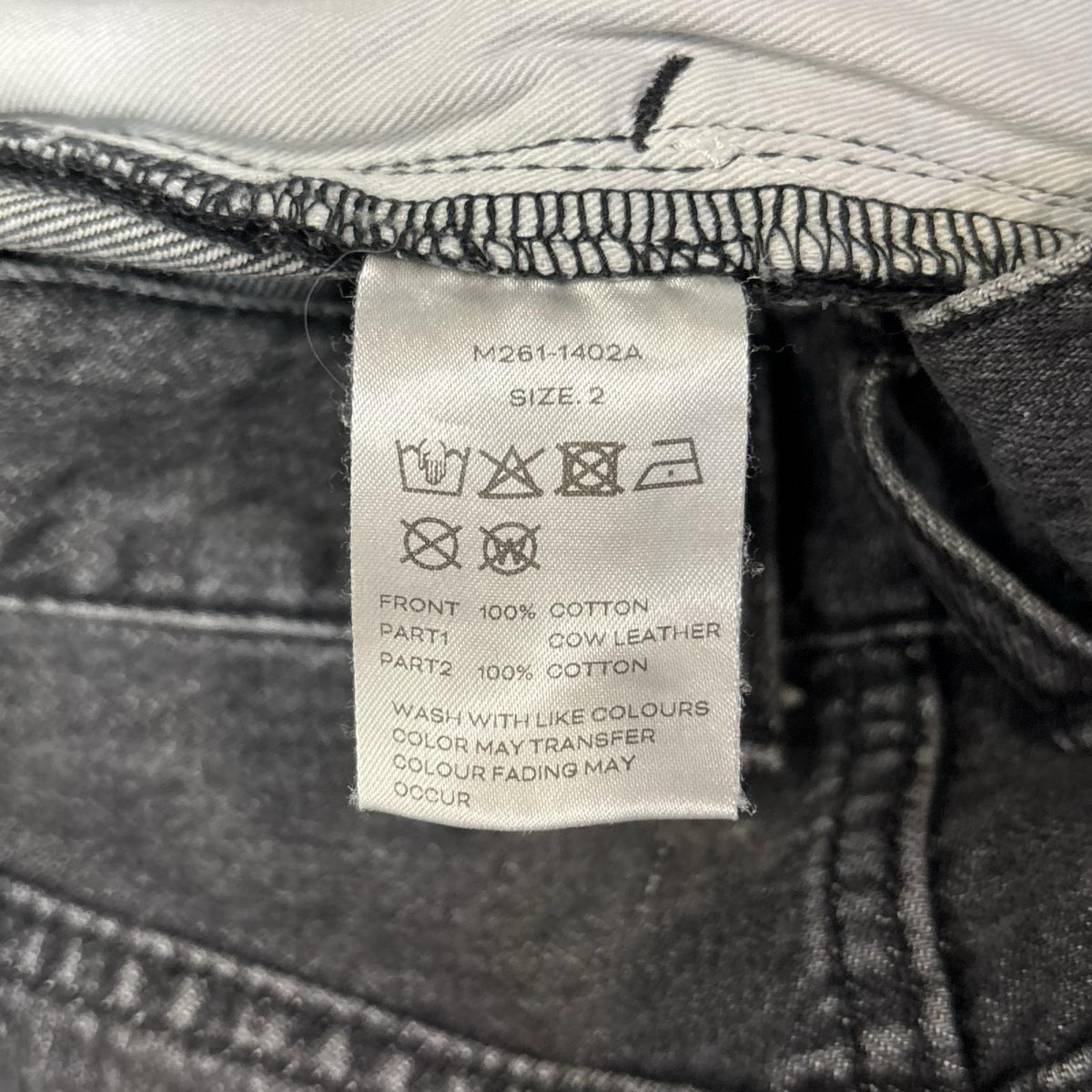 デニムパンツ Regular Boot Cut Fade Denim Trousers 2 グレー