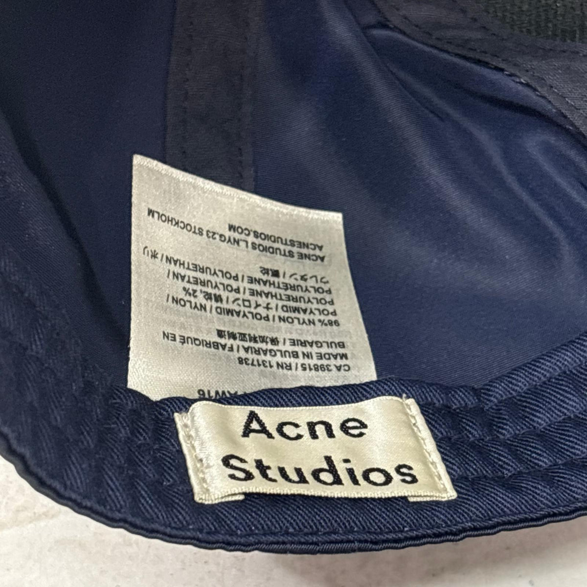 キャップ Camp Bomber Cap ネイビー