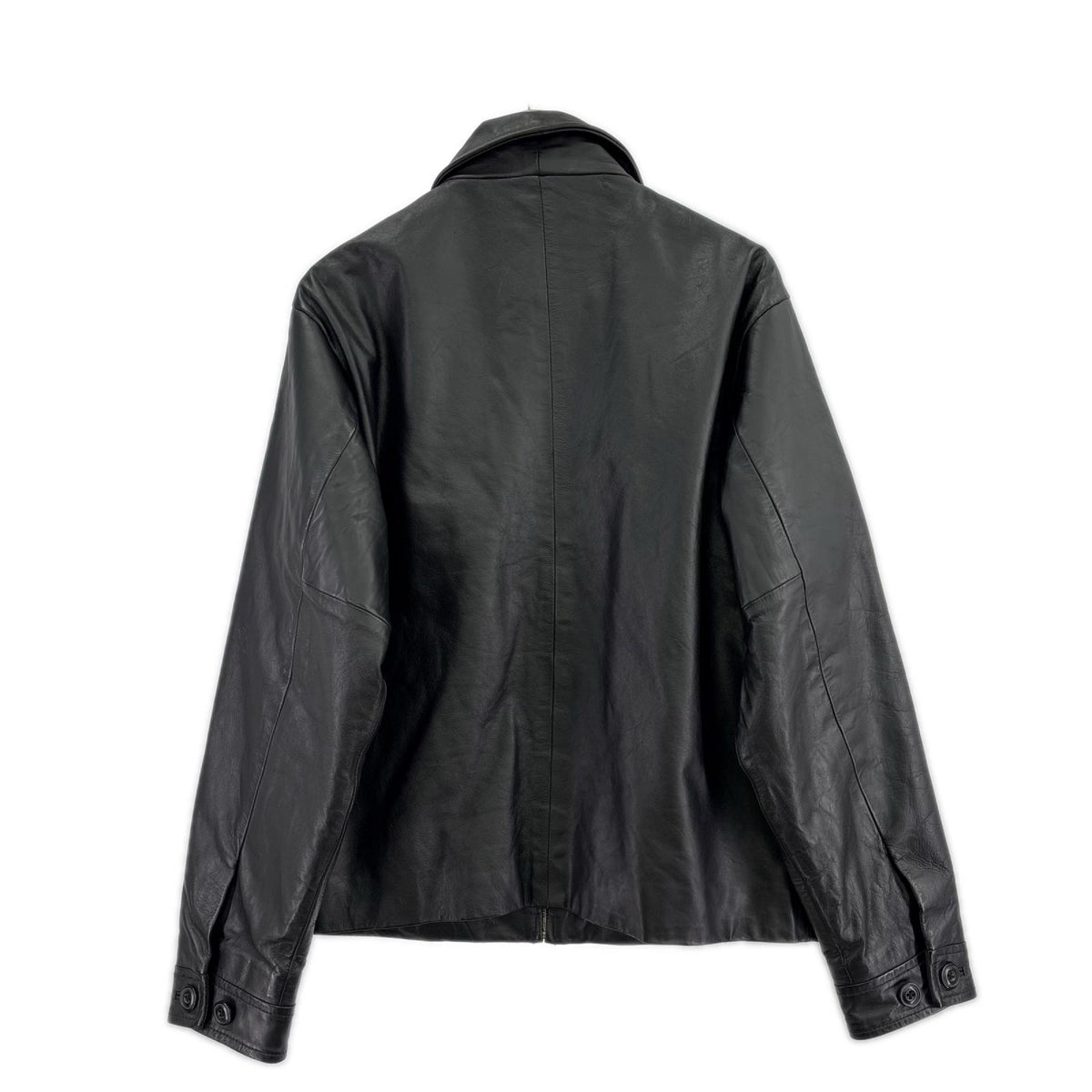 レザージャケット OLD GAP カウレザージャケット S 黒 S ブラック