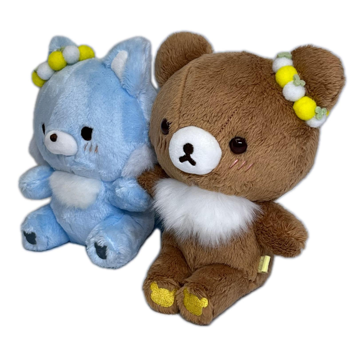 チャイロイコグマとアオイコオオカミ なかよしぬいぐるみ リラックマ サンエックス フィギュア/グッズ