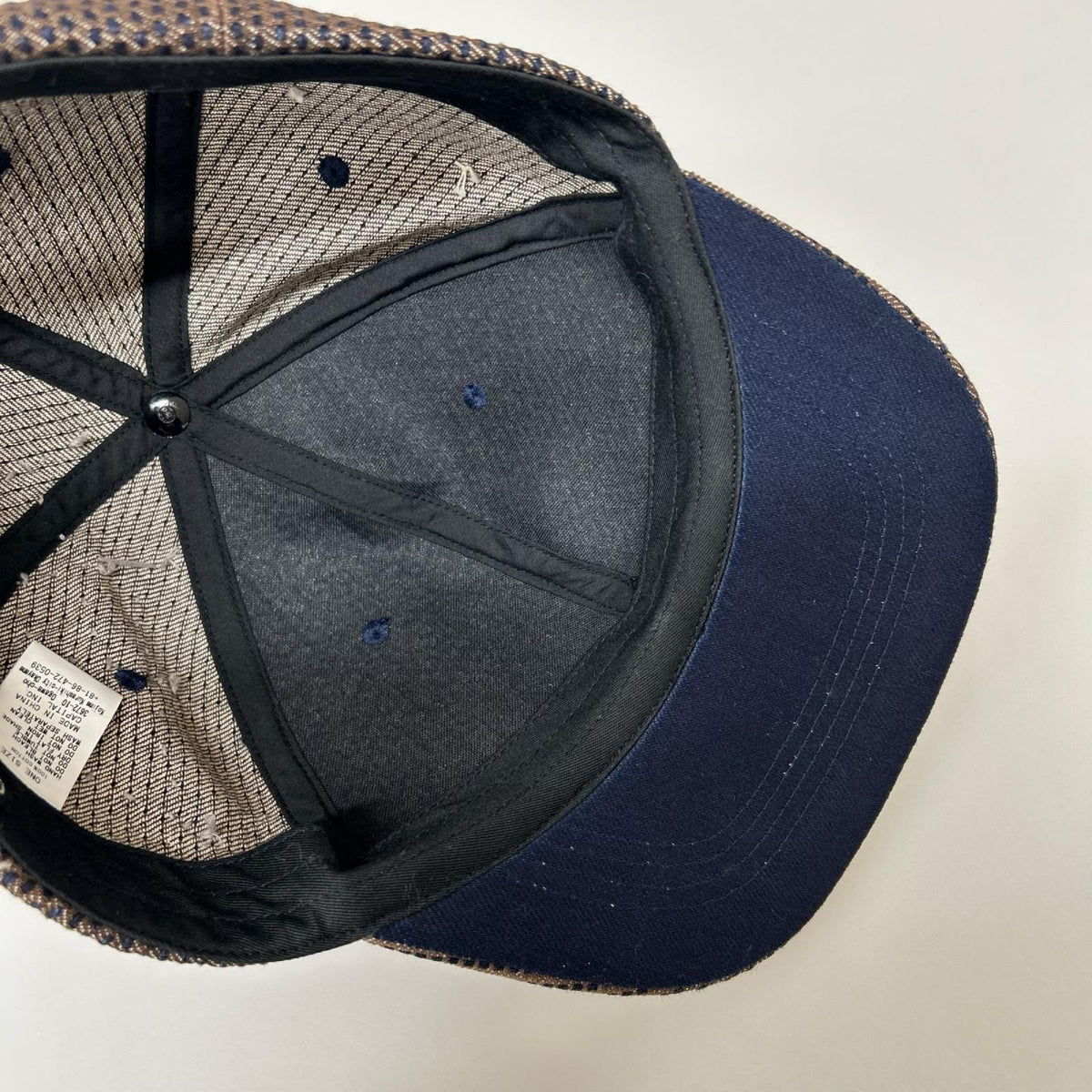キャップ INDIGO N°5-S 刺し子 ブラウン