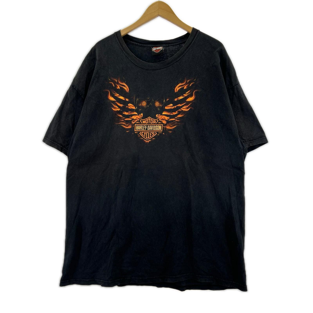 半袖Tシャツ スカル 黒 Hanesボディ ブラック