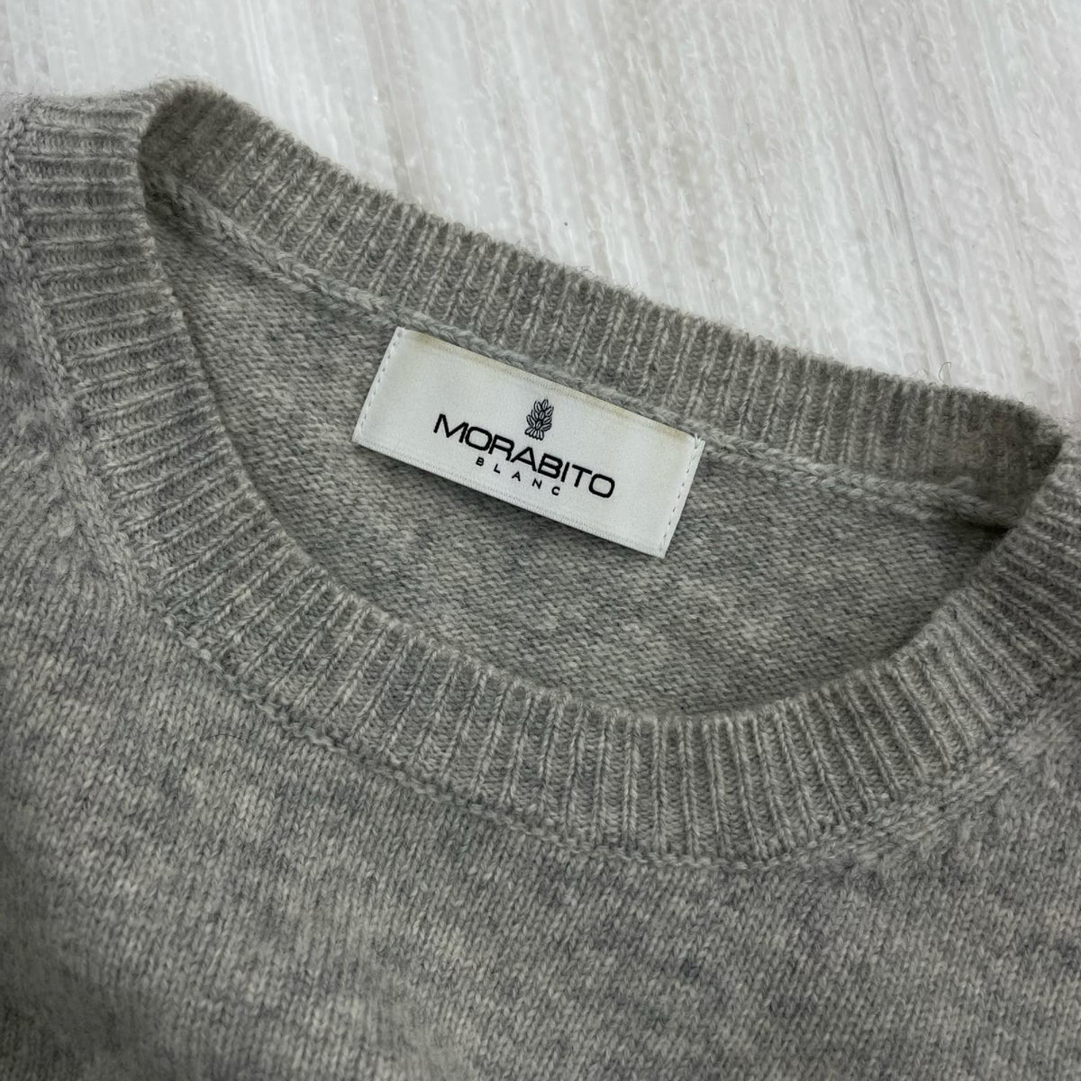 ニット カシミア ニット 38 グレー グレー