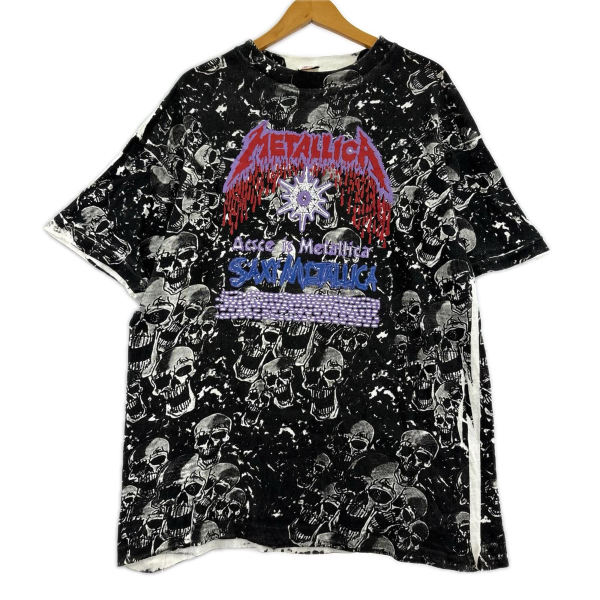 半袖Tシャツ 80s~90s fantasy ボディ metallica 大判 ブラック