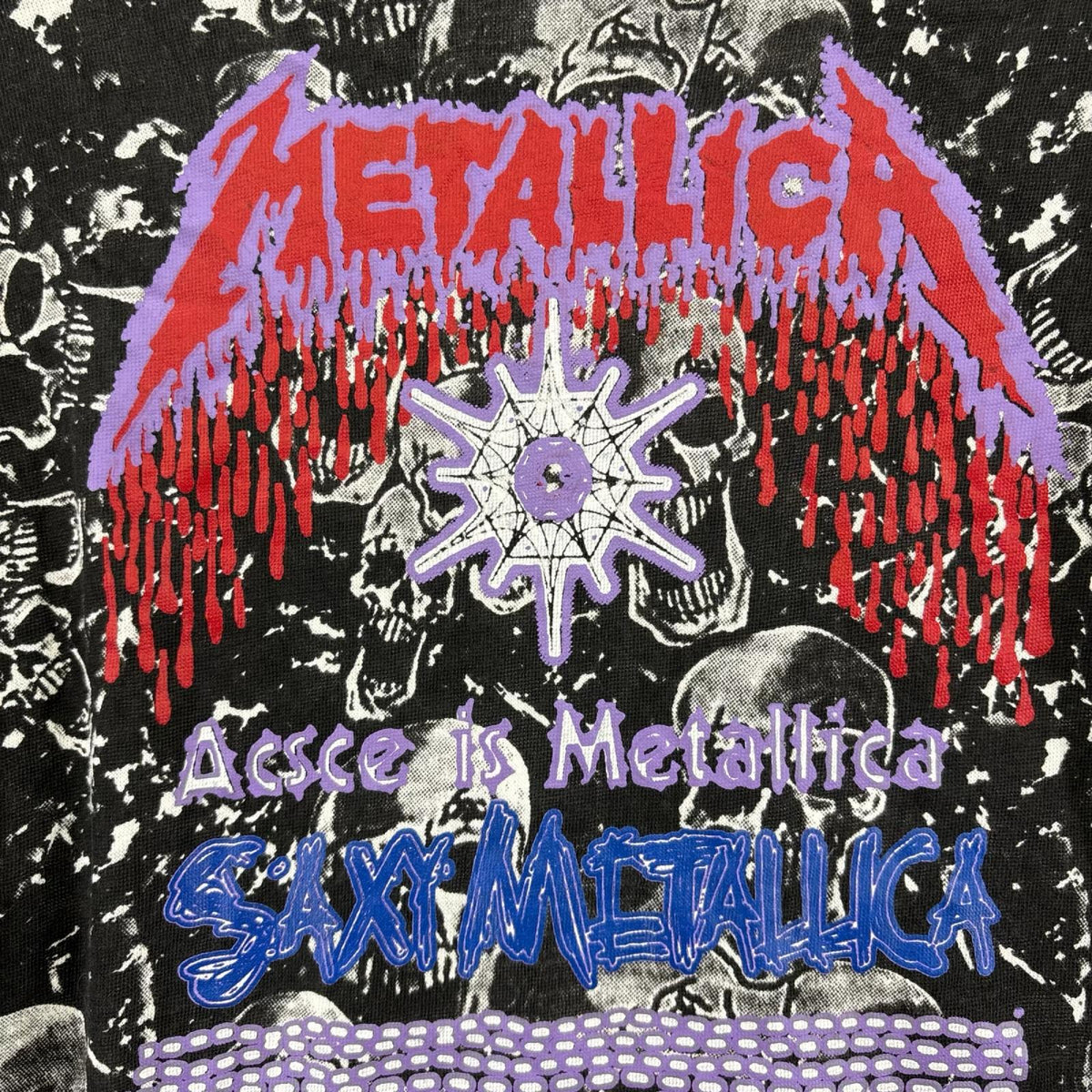 半袖Tシャツ 80s~90s fantasy ボディ metallica 大判 ブラック