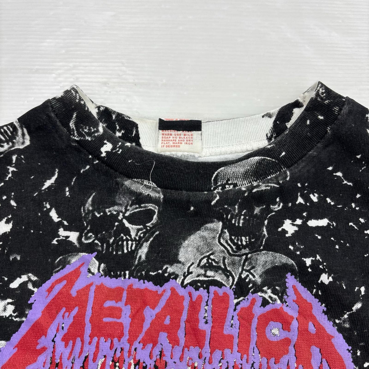 半袖Tシャツ 80s~90s fantasy ボディ metallica 大判 ブラック