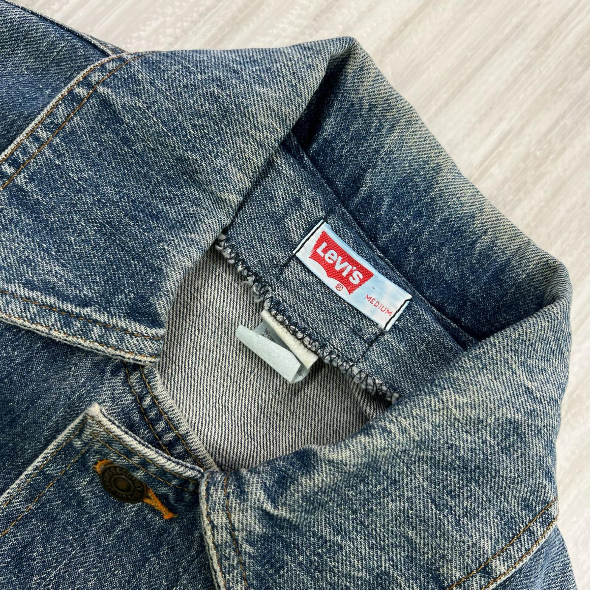 ジャケット LEVI'S ブッシュジャケット USA製 ボタン裏525 M ブルー