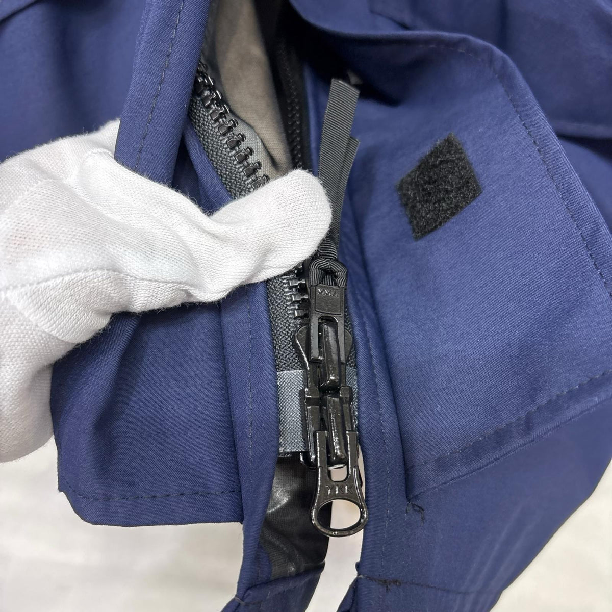 ミリタリージャケット PROPPER USA製 FOUL WEATHER Parka II 青 (S) S ブルー