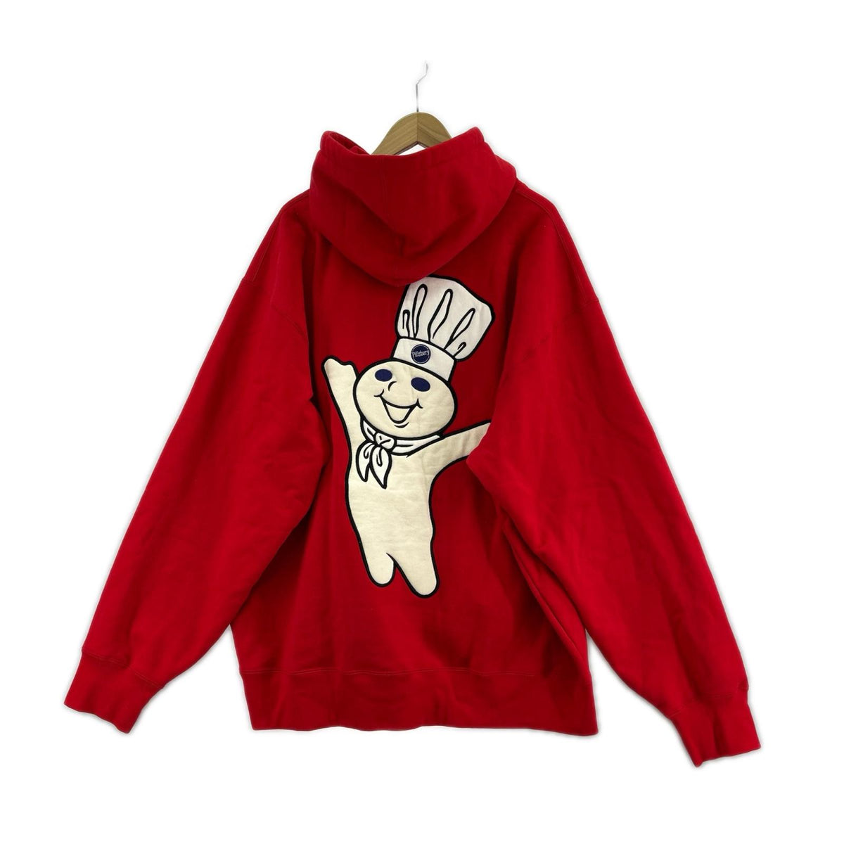 パーカー Pillsbury Doughboy Zip Up Hooded/XXL/RED レッド
