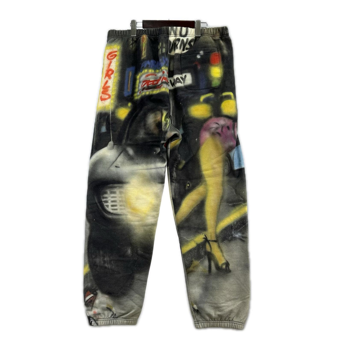 パンツ Lady Pink Sweatpant/XL/総柄 ブラック