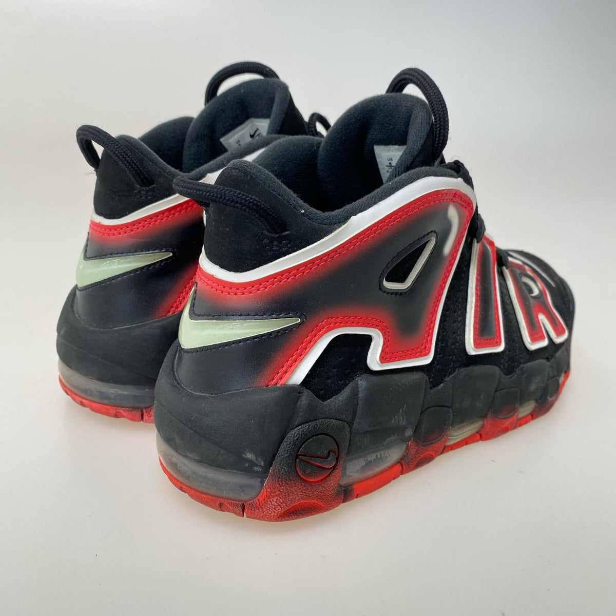 スニーカー AIR MORE UPTEMPO LASER CRIMSON 24cm (US6 UK5 1/2 EU38) ブラック