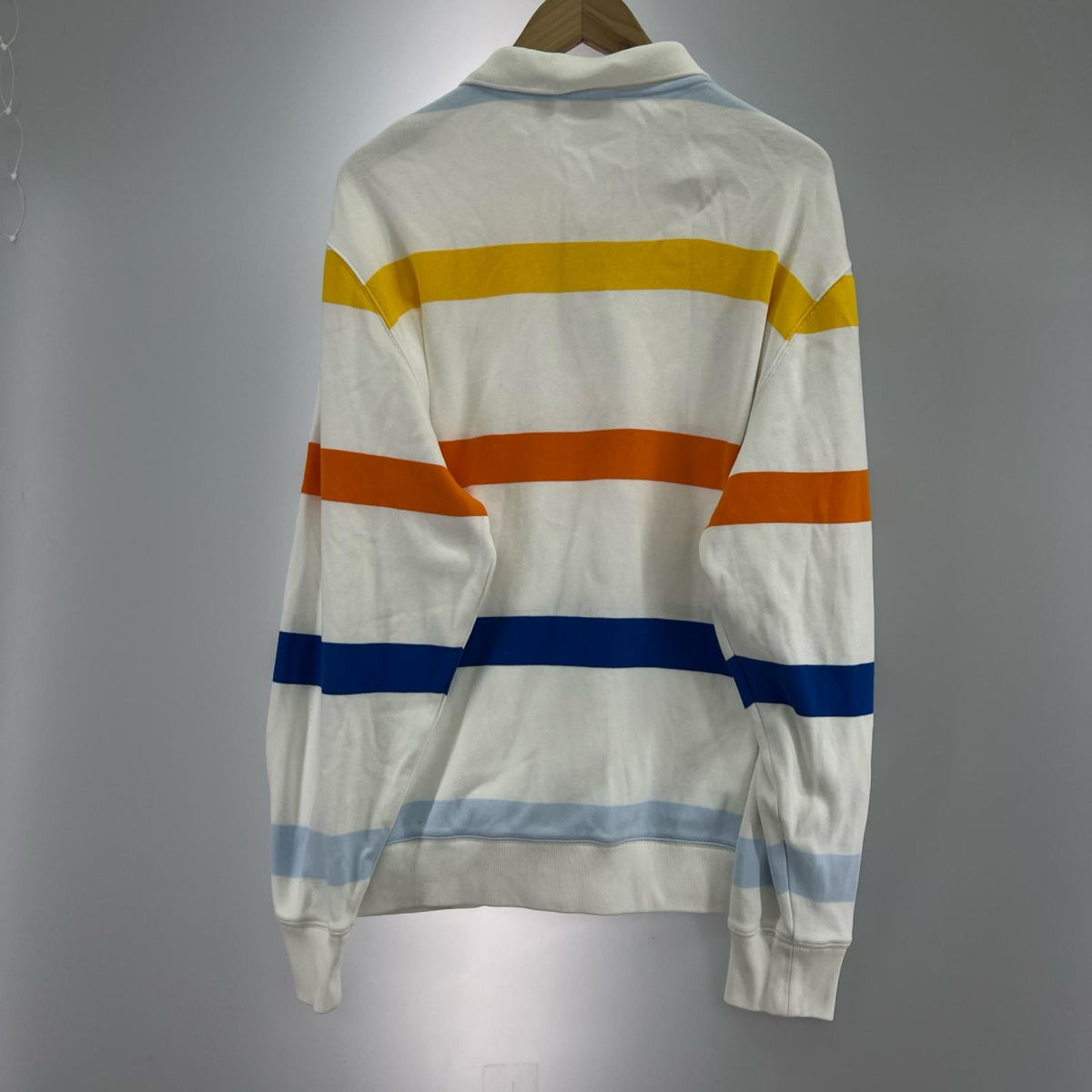 ポロシャツ lacoste ボーダー L マルチカラー
