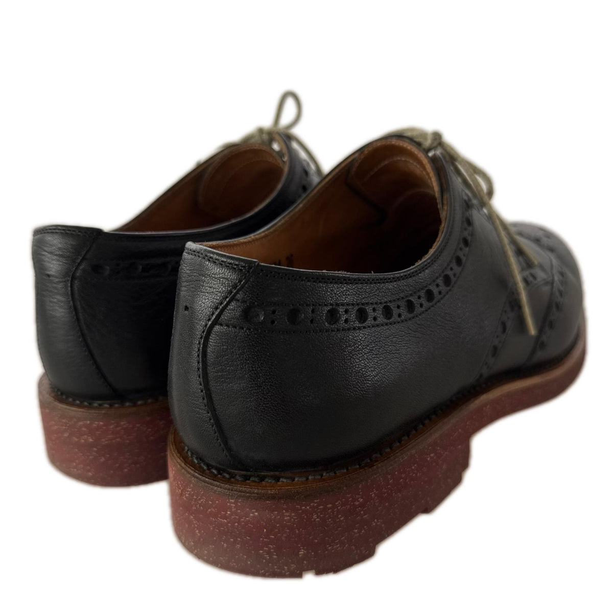 シューズ F-1164 Full Brogues Shoes 26 ブラック