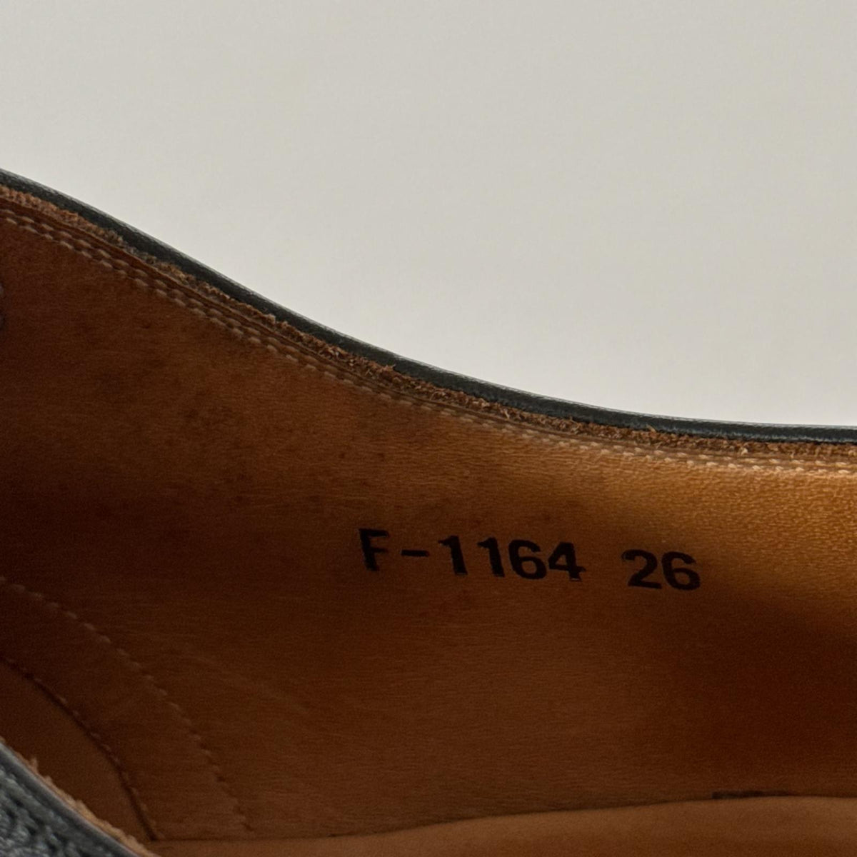 シューズ F-1164 Full Brogues Shoes 26 ブラック
