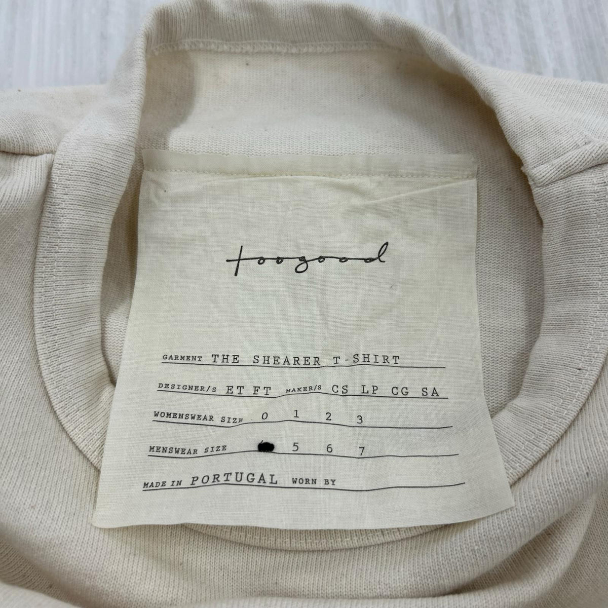 半袖Tシャツ S/S TEE WHITE 4 ホワイト