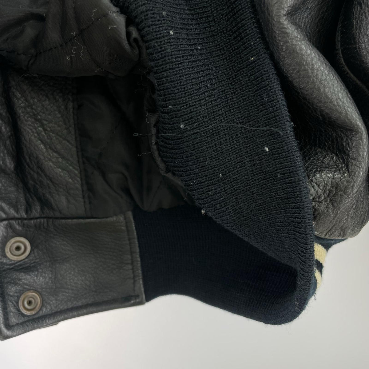 レザージャケット レザースタジャン M ブラック