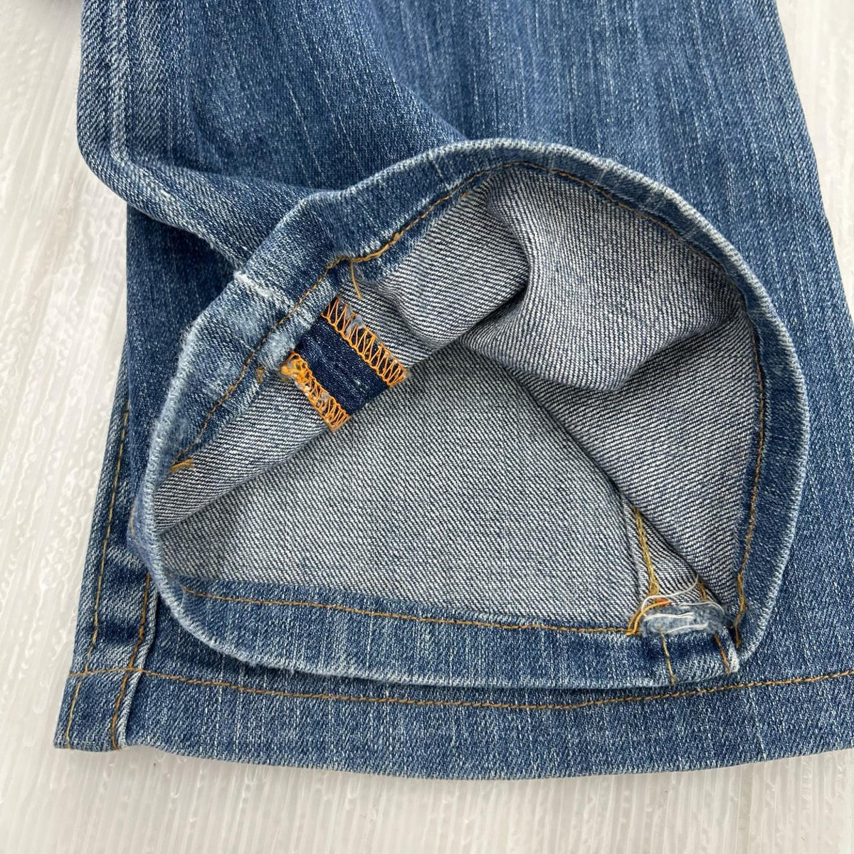 デニムパンツ ローライズ フレアデニムパンツ 24 ブルー