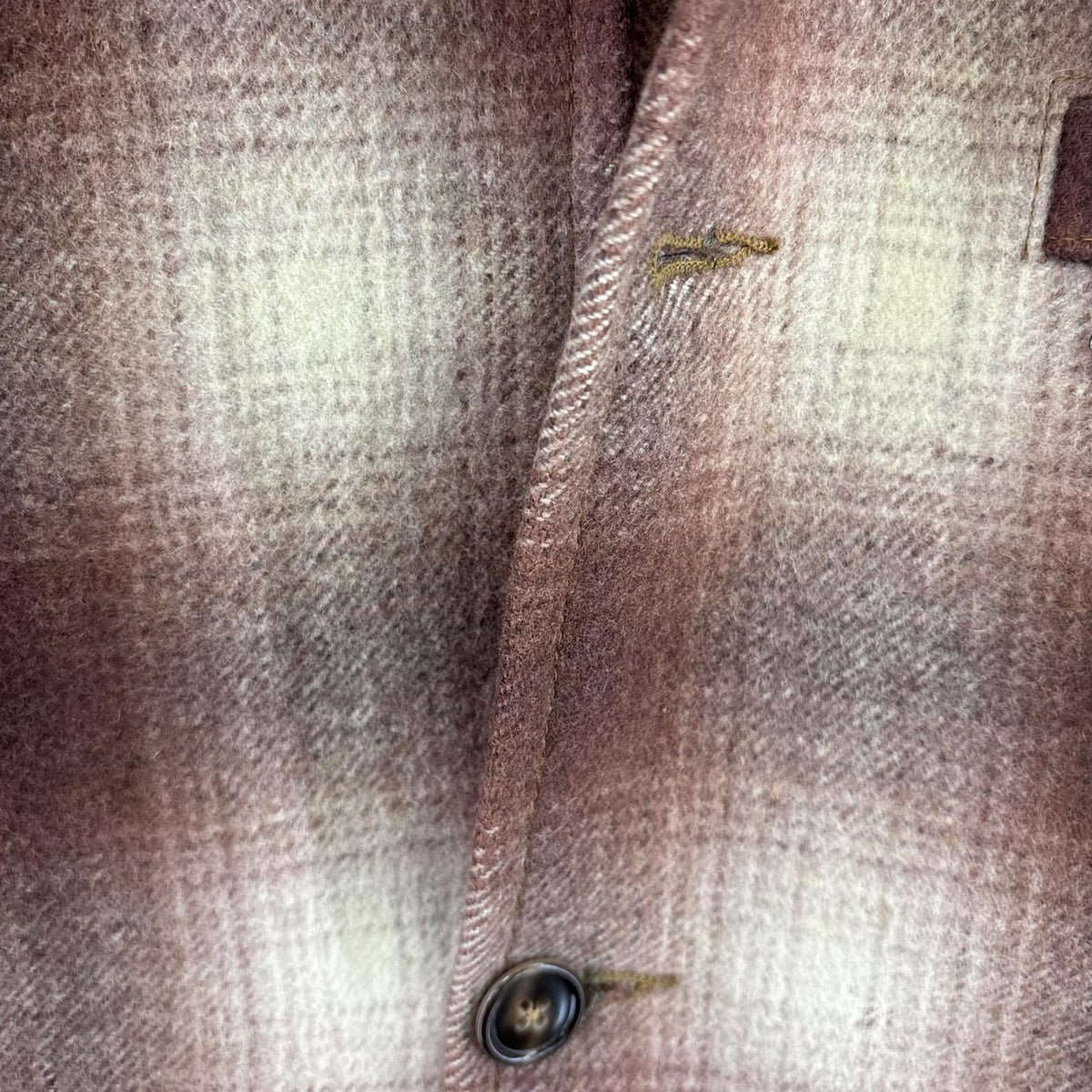 ジャケット 50s~ Merrill Woolens オンブレチェック ブラウン