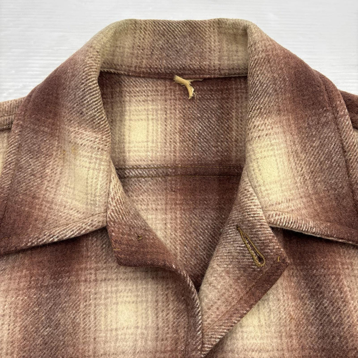 ジャケット 50s~ Merrill Woolens オンブレチェック ブラウン