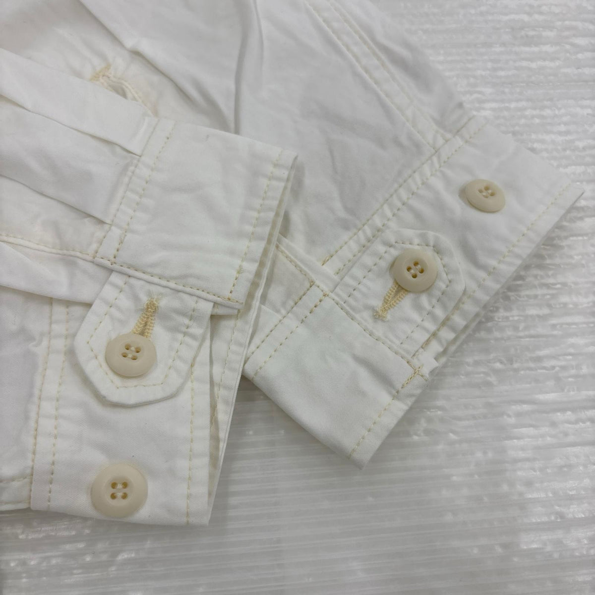 ジャケット R.N.A ミリタリーシャツ ジャケット WHT M M ホワイト