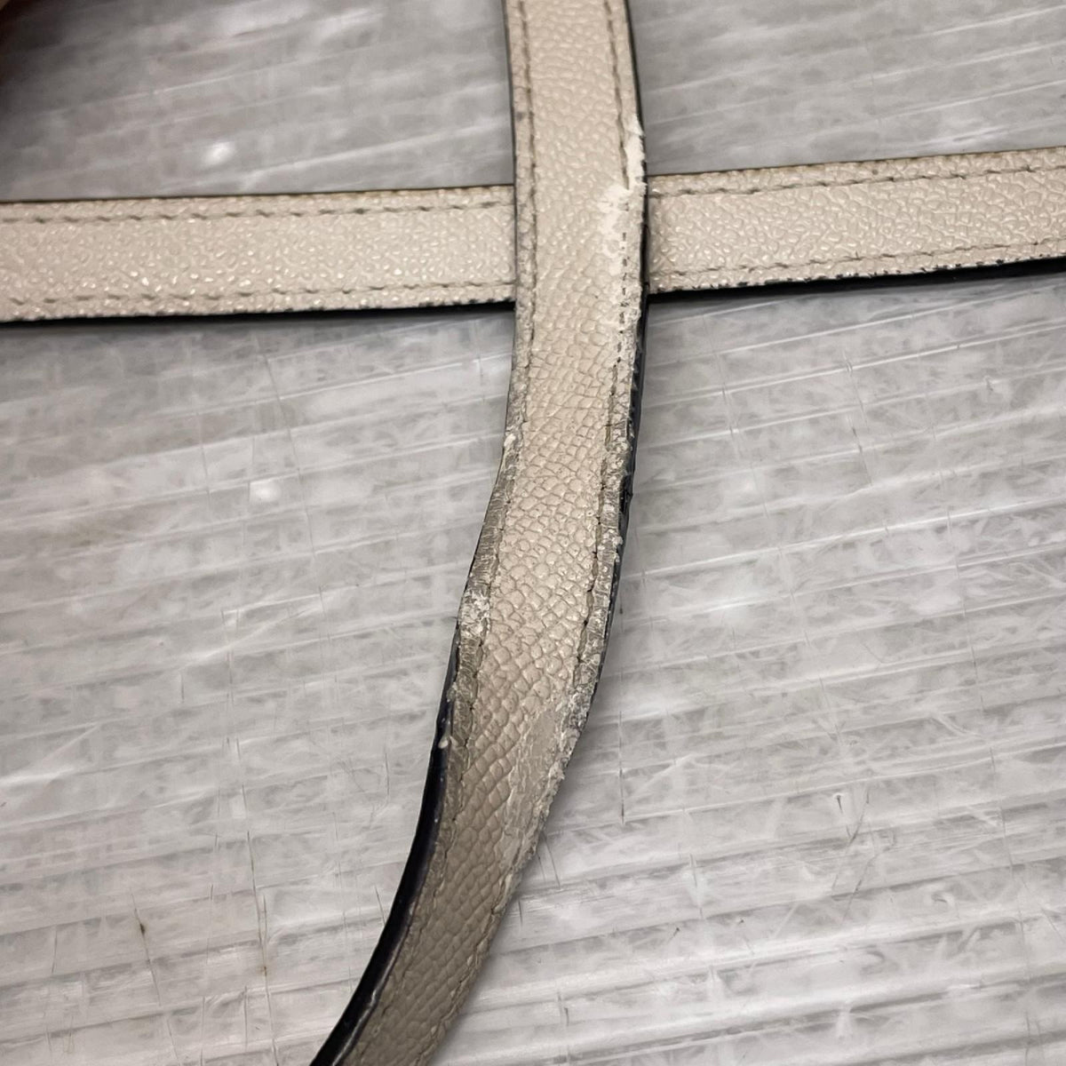 COACH クロスグレインレザー シティ ジップ トートバッグ