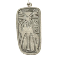 ネックレス 60S PEWTER ヨルゲン・ジェンセン ドックタグ ネックレス シルバー