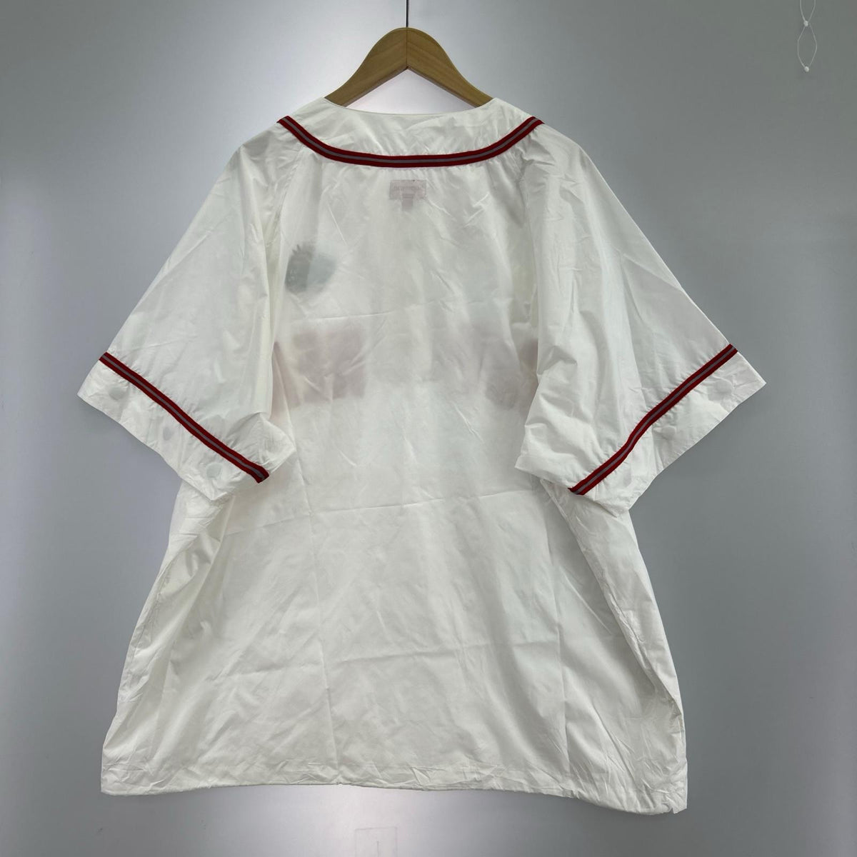 半袖シャツ Snap-Off Sleeve Baseball Top/XL/WHT ホワイト