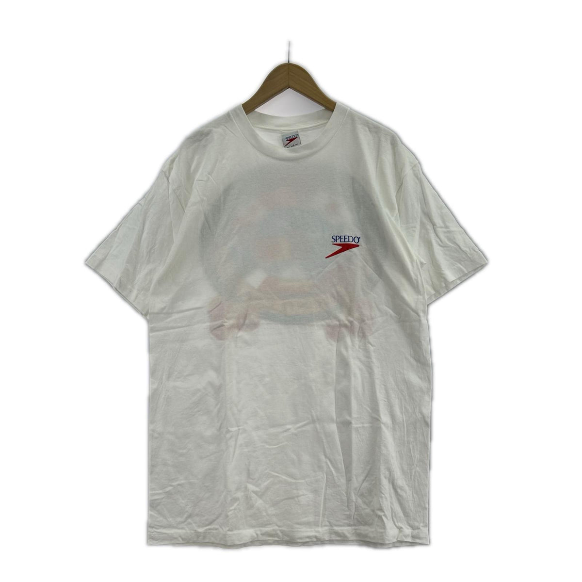 半袖Tシャツ 90s USA製 SPEEDO S/STee/白/L L ホワイト