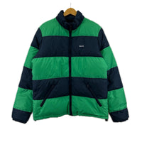 ダウンジャケット Reversible Striped Down Jacket (L) L