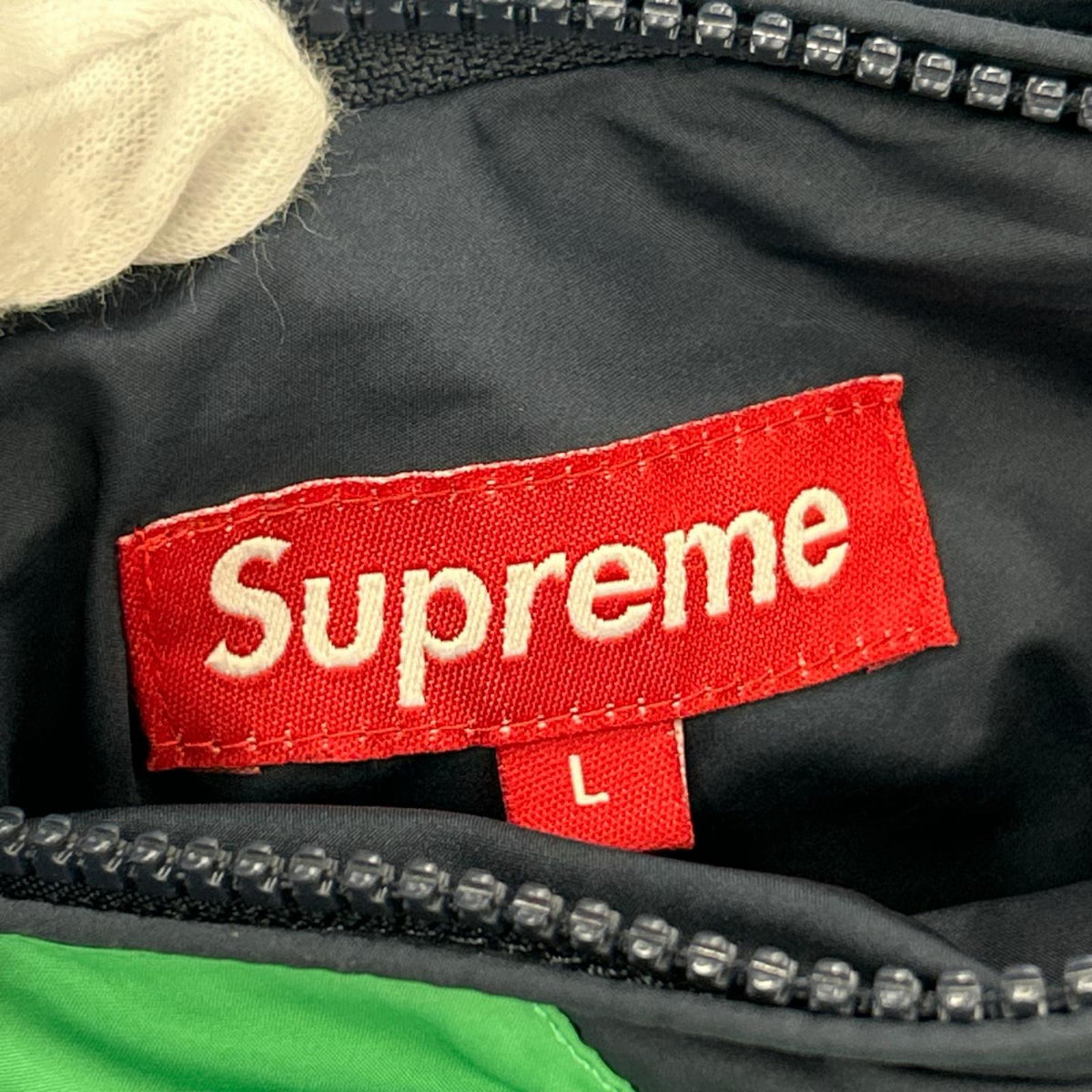ダウンジャケット Reversible Striped Down Jacket (L) L