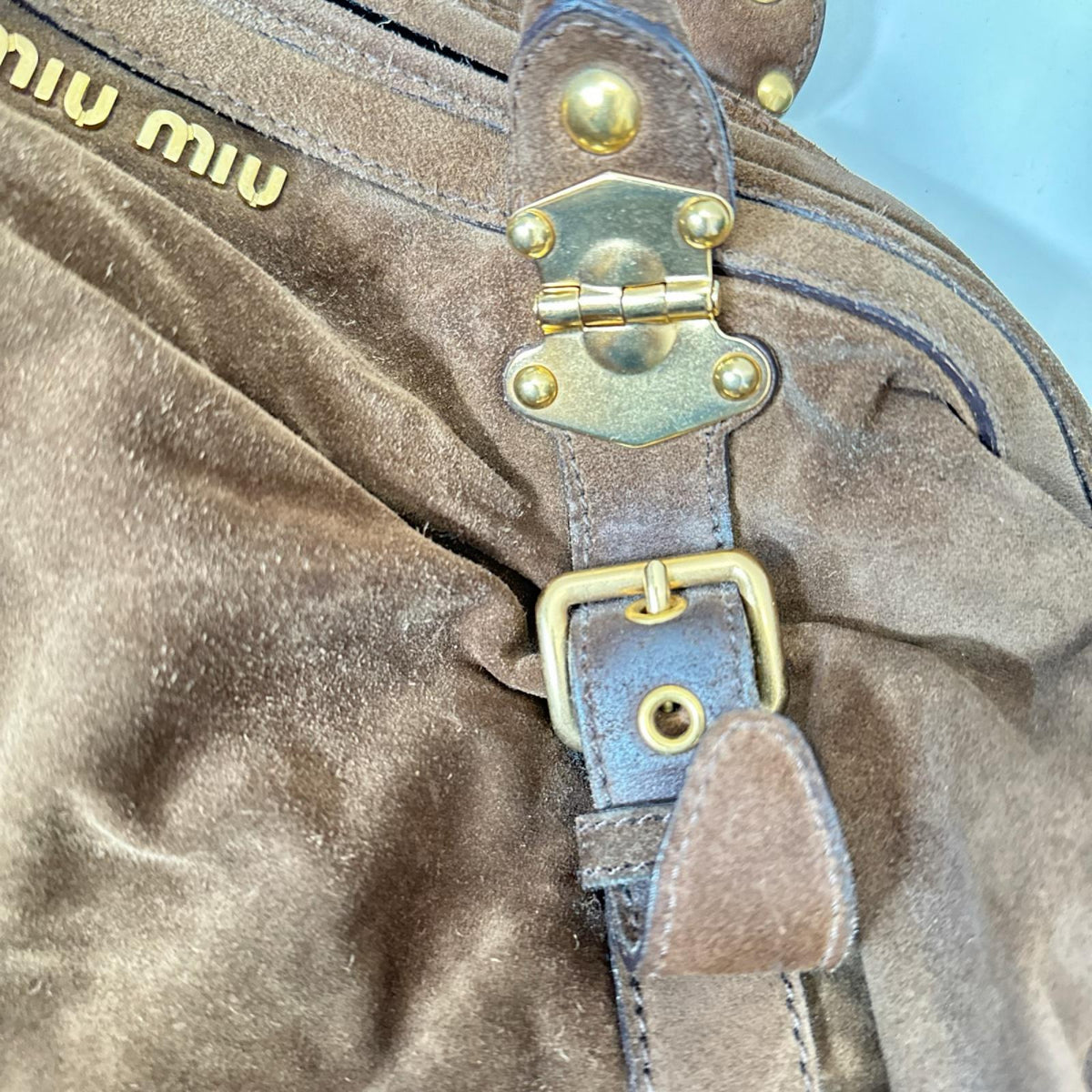 MIUMIU スウェード バッグ