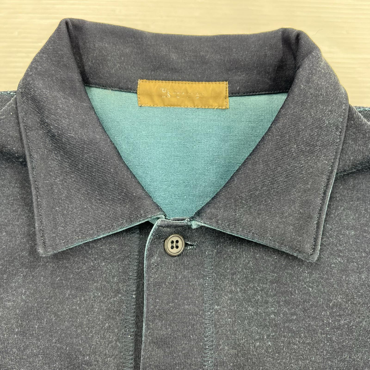 長袖シャツ Y's for men コットンポリ ストレッチシャツ ネイビー