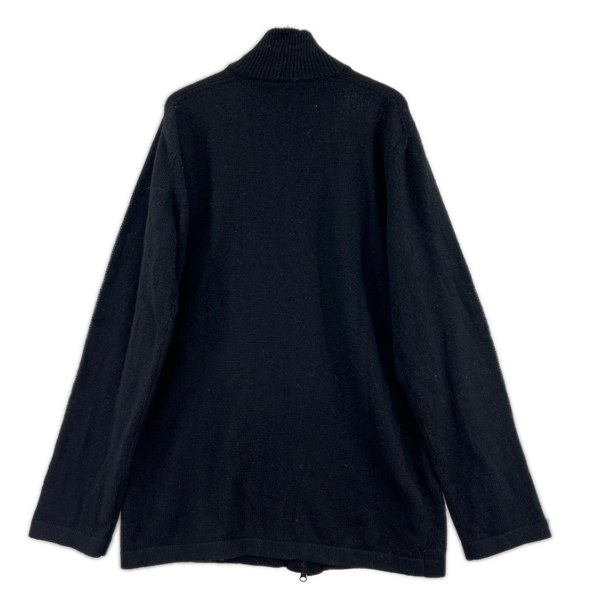 ニット Yohji Yamamoto POUR HOMME ジップアップハイネックニット 4 ブラック