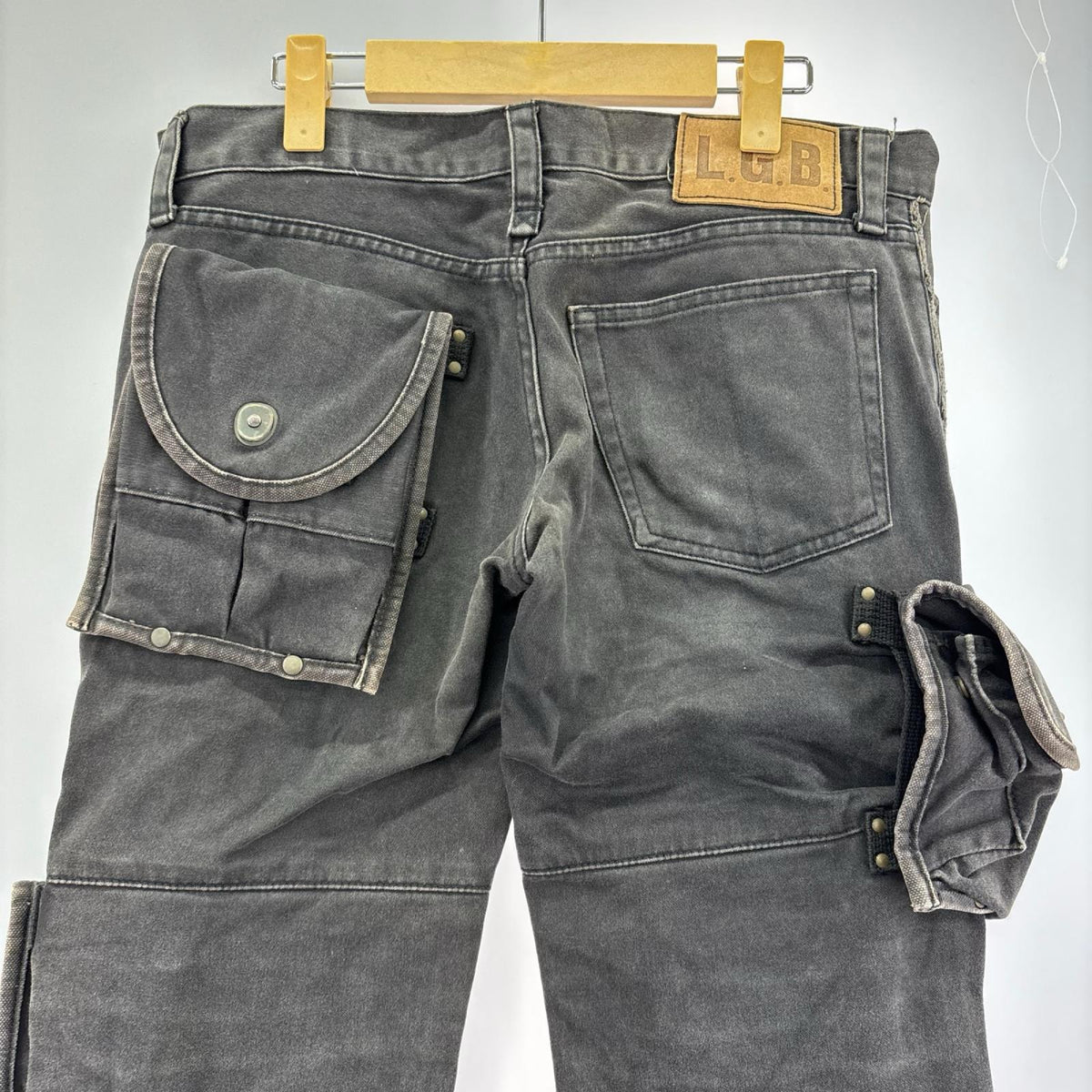 パンツ 00s ギミックカーゴパンツ (W27) 黒 27 ブラック