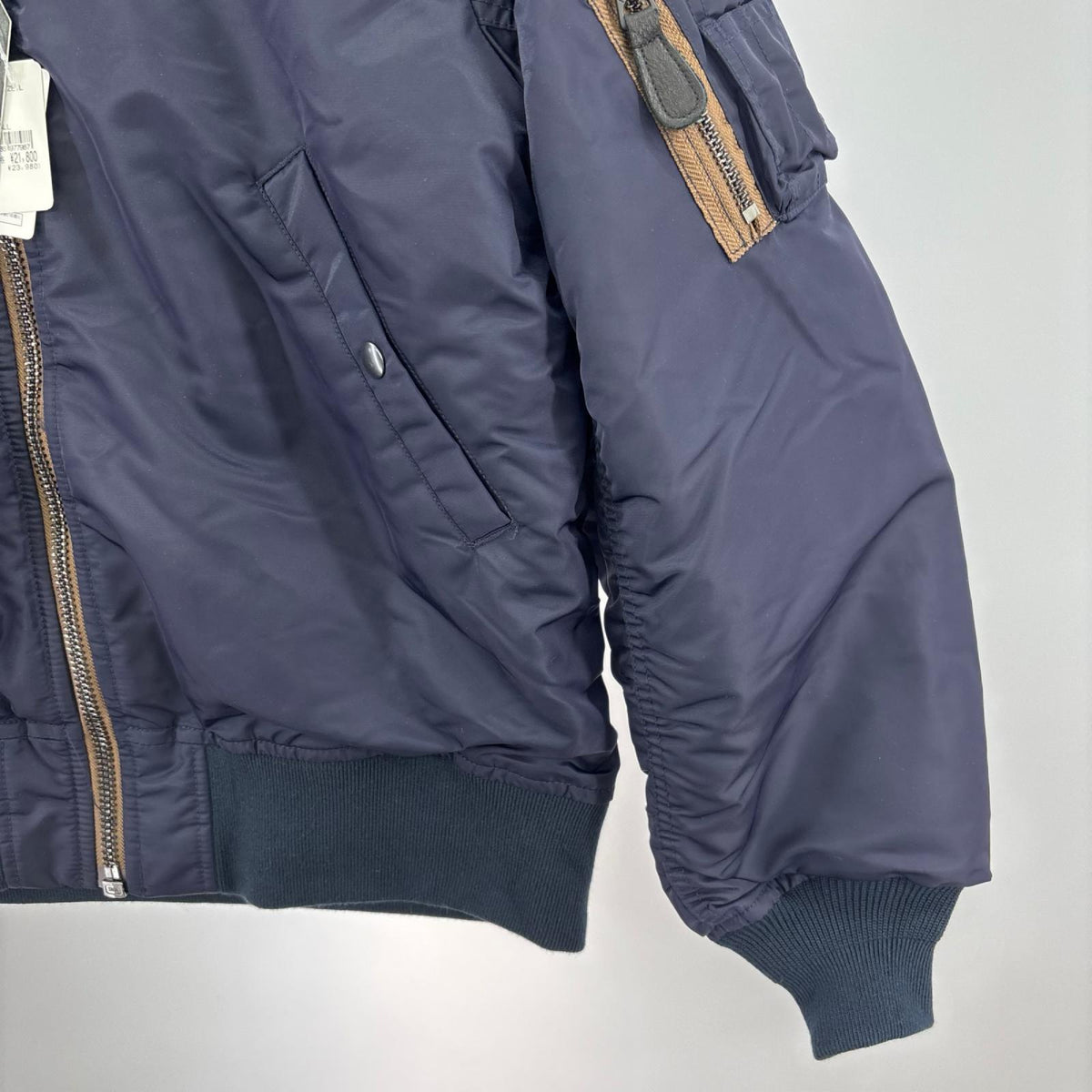 ジャケット MA-1 FLIGHT JACKET/サイズL L ネイビー