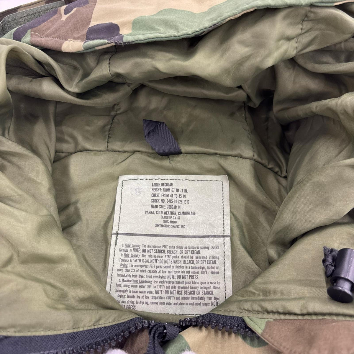 ジャケット US ARMY/ECWCS GEN1 WRATHER PARKA L